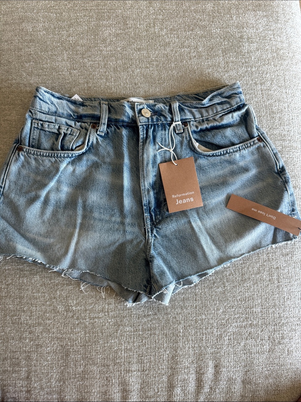 Reformation Jean shorts